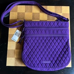 Vera Bradley Trio Zip Hipster in Elderberry.